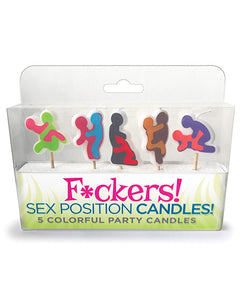 Fuckers Sex Position Candles - Set of 5