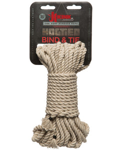 Natural 50ft Bind & Tie Hemp Bondage Rope by Kink