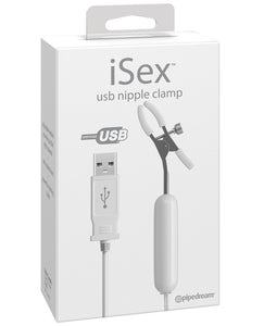 Vibrating Nipple claps by iSex