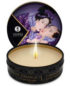 Shunga Libido Mini Candle Light Massage Candle- 1oz Exotic Fruits